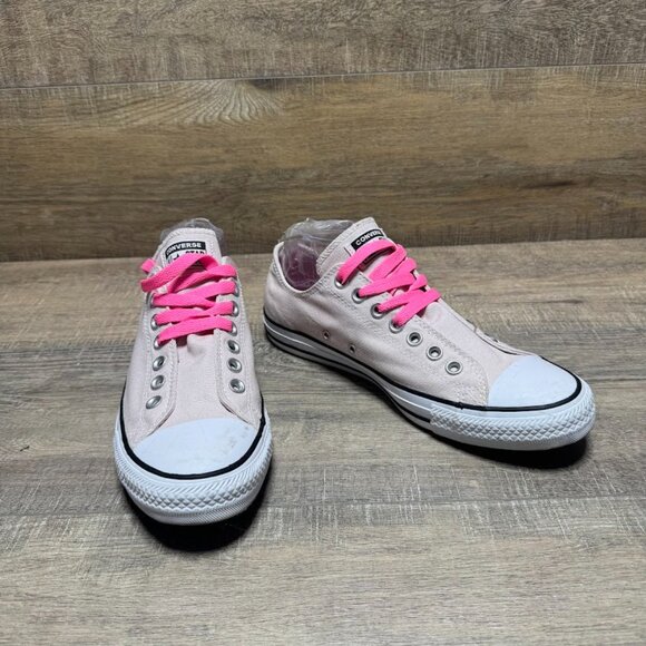 Converse Chuck Taylor Slip On Pink Canvas Sneakers Women's Size 10 - Picture 6 of 7